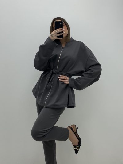 PANTALÓN PITILLO PUNTO GRIS