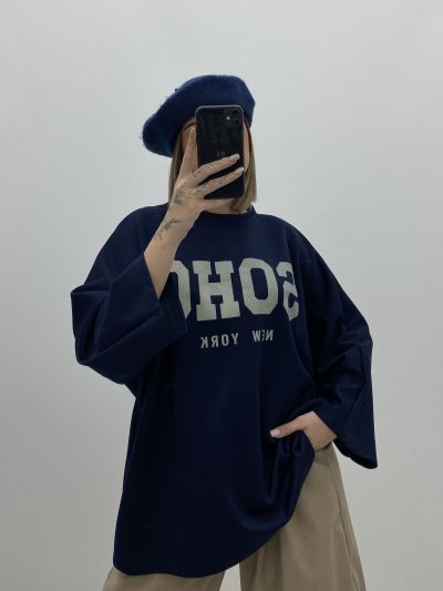 SUDADERA SOHO MARINO