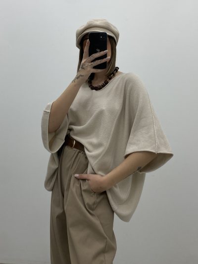 Alternative view of JERSEY AMOROSITO BEIGE