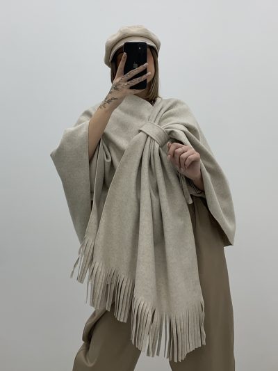 Alternative view of CAPA CORTA CRUZADA BEIGE