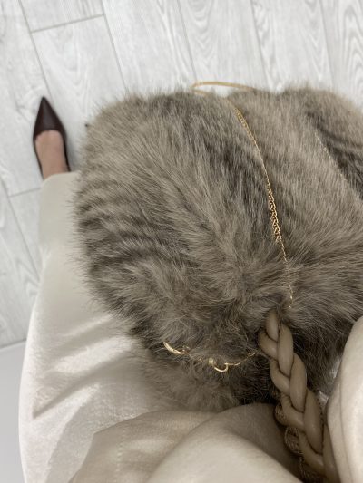 Alternative view of FALDA SATÉN BEIGE