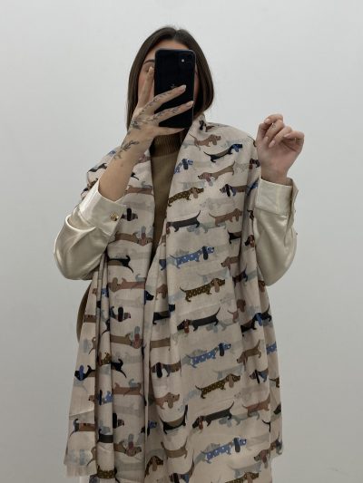 FOULARD SALCHICHA BEIGE