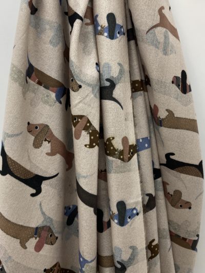 Alternative view of FOULARD SALCHICHA BEIGE