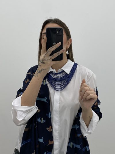 Alternative view of PENDIENTE PERLA BARROCA