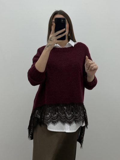 Alternative view of JERSEY PUNTILLA GRANATE