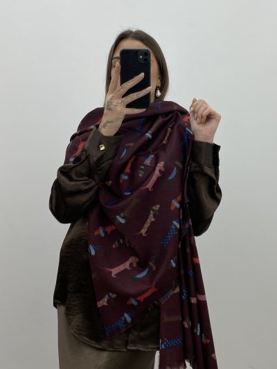 Alternative view of FOULARD SALCHICHA GRANATE