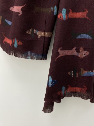 FOULARD SALCHICHA GRANATE