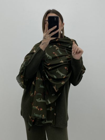 FOULARD SALCHICHA VERDE