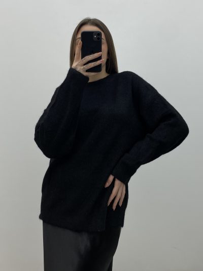 JERSEY CORAZONES NEGRO