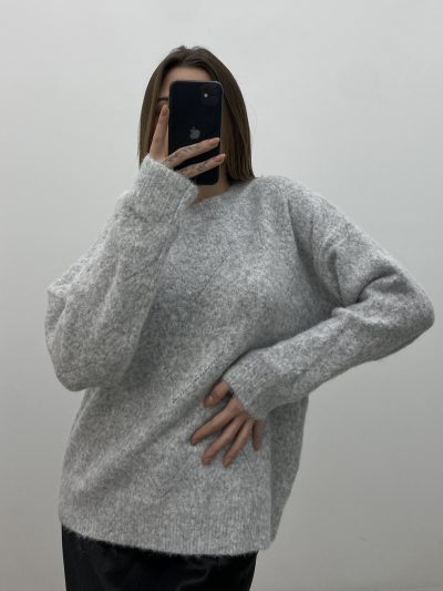 JERSEY CORAZONES GRIS