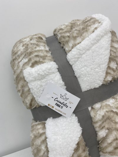 MANTA BEIGE 160 X 220CM