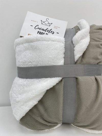 MANTA GRIS 220 X 240CM