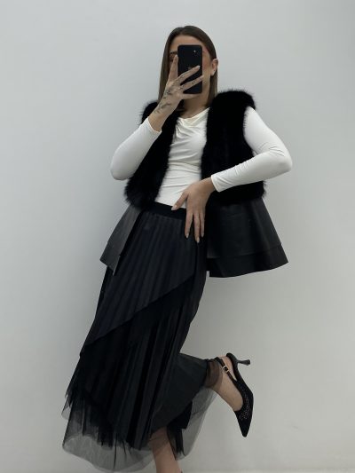 Alternative view of FALDA POLIPIEL Y TUL