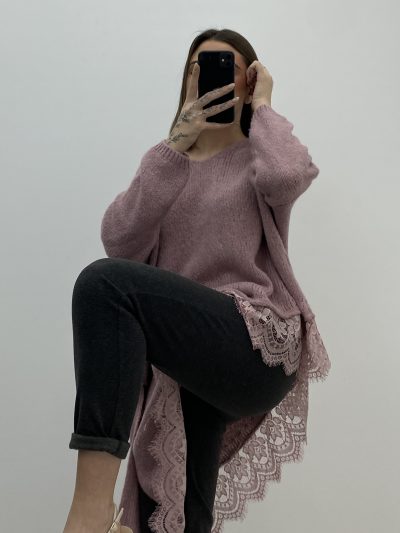 PANTALÓN PITILLO PAÑO GRIS