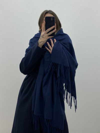 FOULARD FLECOS MARINO