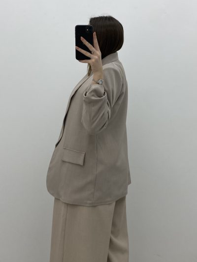 Alternative view of BLAZER PRIMAVERA TAUPE