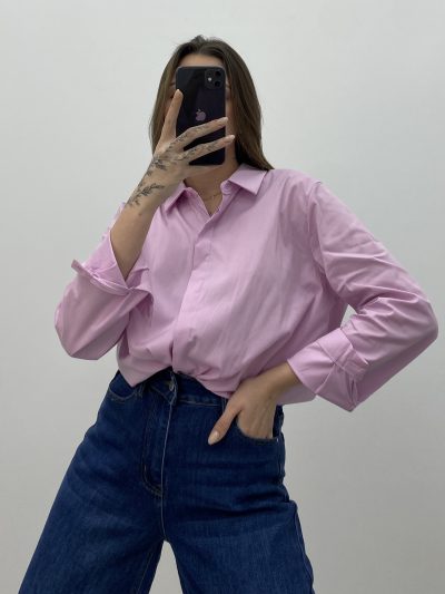 Alternative view of CAMISA GALA ROSA