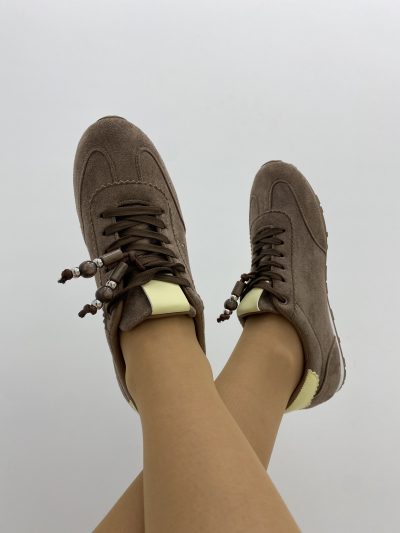 ZAPATILLA ANTE MARRÓN