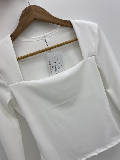 Alternative view of CAMISETA HOMBRERAS BLANCO