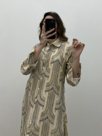 Alternative view of VESTIDO CAMISERO TERRA