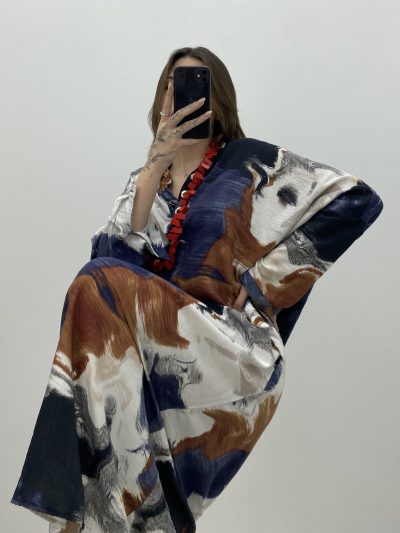 Alternative view of VESTIDO BOHO ACUARELA