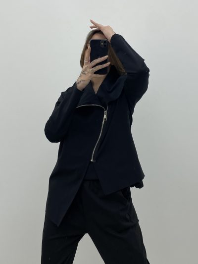 Alternative view of CHAQUETA CREMALLERA NEGRO