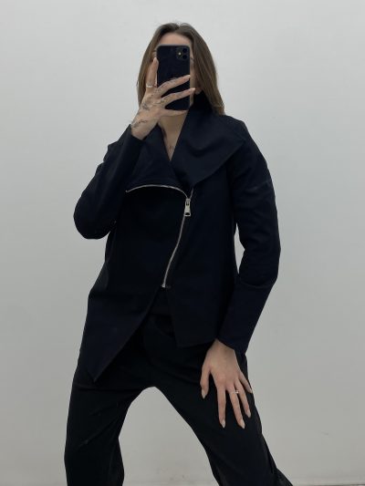 CHAQUETA CREMALLERA NEGRO