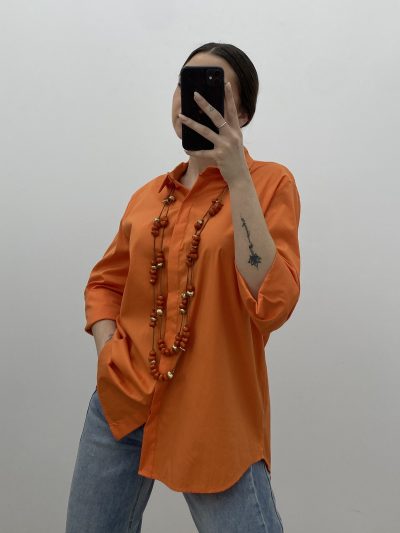 Alternative view of CAMISA GALA NARANJA