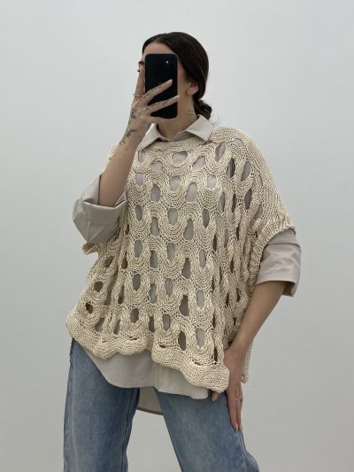 Alternative view of JERSEY CALADO BEIGE