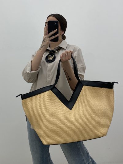 BOLSO SHOPPING RAFIA