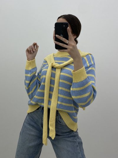 JERSEY RAYAS PAÑUELO AMARILLO