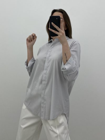 Alternative view of CAMISA GALA GRIS