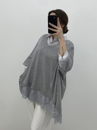 JERSEY BRILLO PUNTILLA GRIS