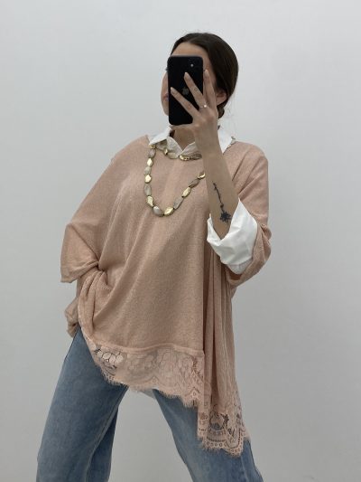 Alternative view of JERSEY BRILLO PUNTILLA ROSA