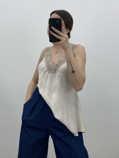 Alternative view of LENCERA SATÉN BEIGE