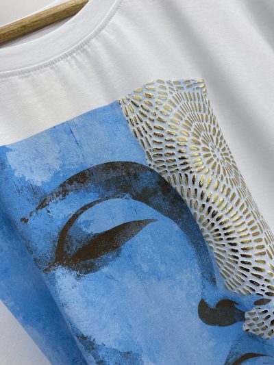 Alternative view of CAMISETA ROSTRO CELESTE