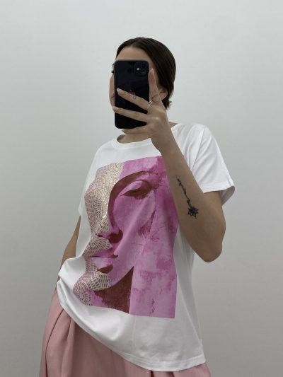 Alternative view of CAMISETA ROSTRO ROSA