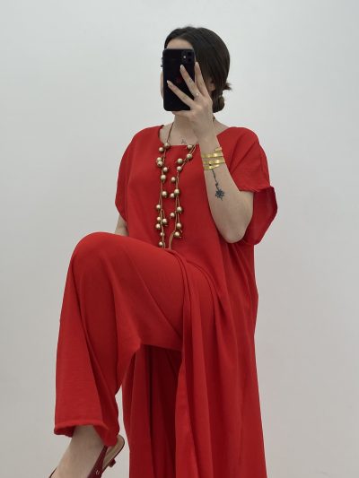 CONJUNTO CASACA ROJO