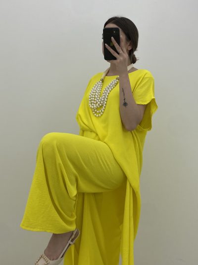 CONJUNTO CASACA AMARILLO
