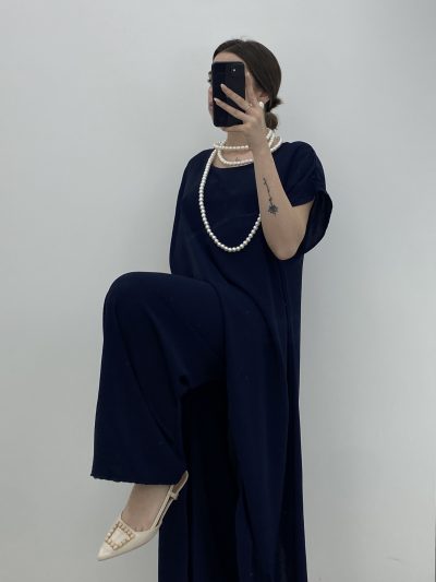 CONJUNTO CASACA MARINO