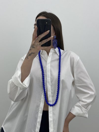 COLLAR BOLAS AZÚL