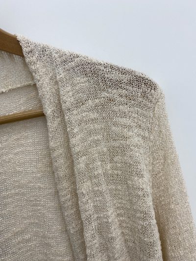 Alternative view of CHAQUETA PUNTO FINO BEIGE