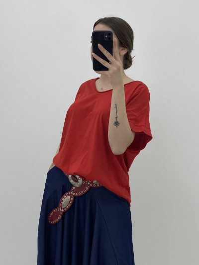 CAMISETA BÁSICA M/C ROJO