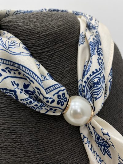 PAÑUELO BROCHE MARINO