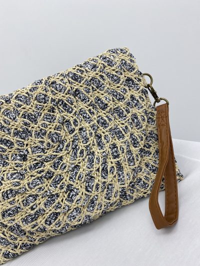 Alternative view of BOLSO EFECTO RAFIA MARINO