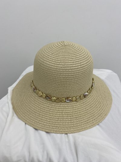 Alternative view of SOMBRERO TIPO RAFIA BEIGE