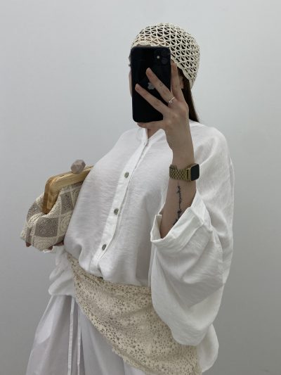 Alternative view of PAÑUELO CINTURA BEIGE