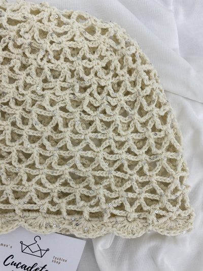 Alternative view of GORRO TIPO GANCHILLO BEIGE