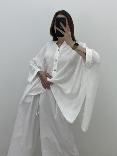BLUSA AMPLIA BLANCO