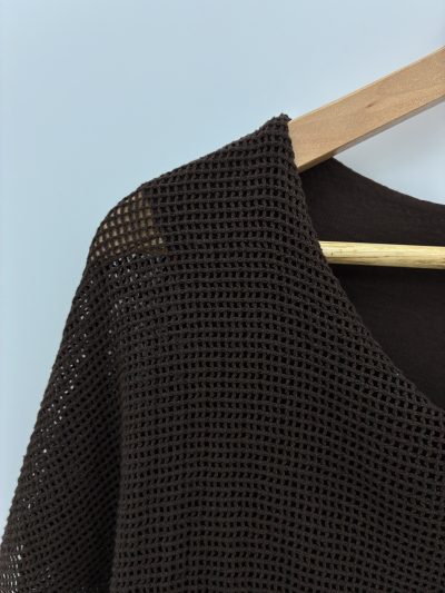 Alternative view of VESTIDO CAMISETA MARRÓN